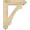 Ekena Millwork Imperial Arts and Crafts Rough Sawn Bracket w/ Offset Brace, Douglas Fir, 8"W x 30"D x 38"H BKT0806X30X38IMP03RDF - alternate 2